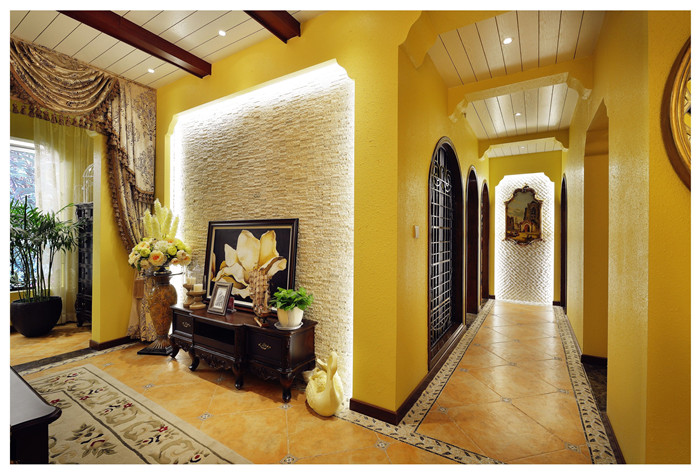 易辰江南大院170㎡混搭風(fēng)格大宅裝修 