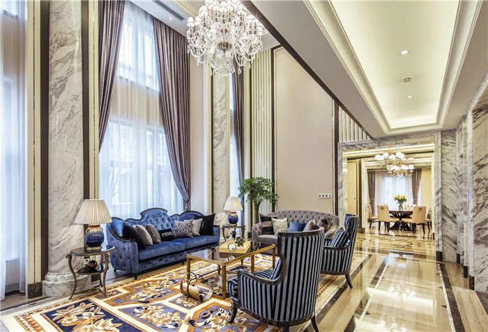 極盡奢華歐式典雅系列別墅裝修實(shí)景展示